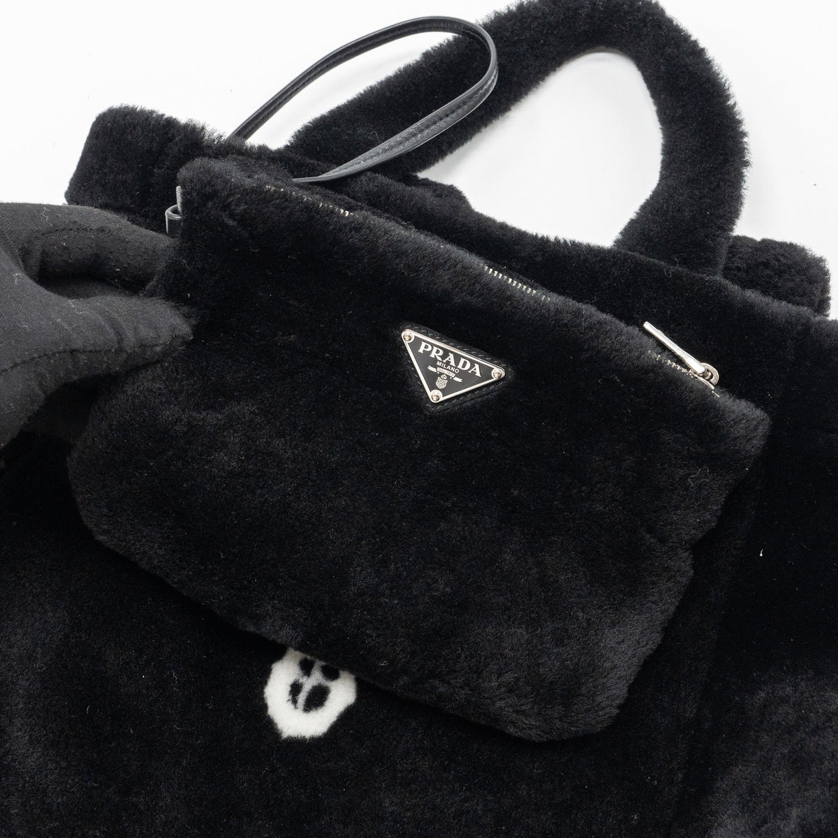 prada-medium-tote-bag-shearling-black-shw