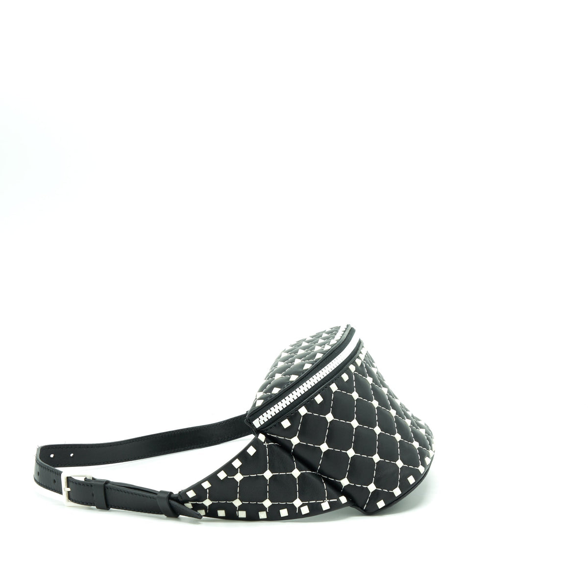valentino-rockstud-belt-bag-black-white-hardware