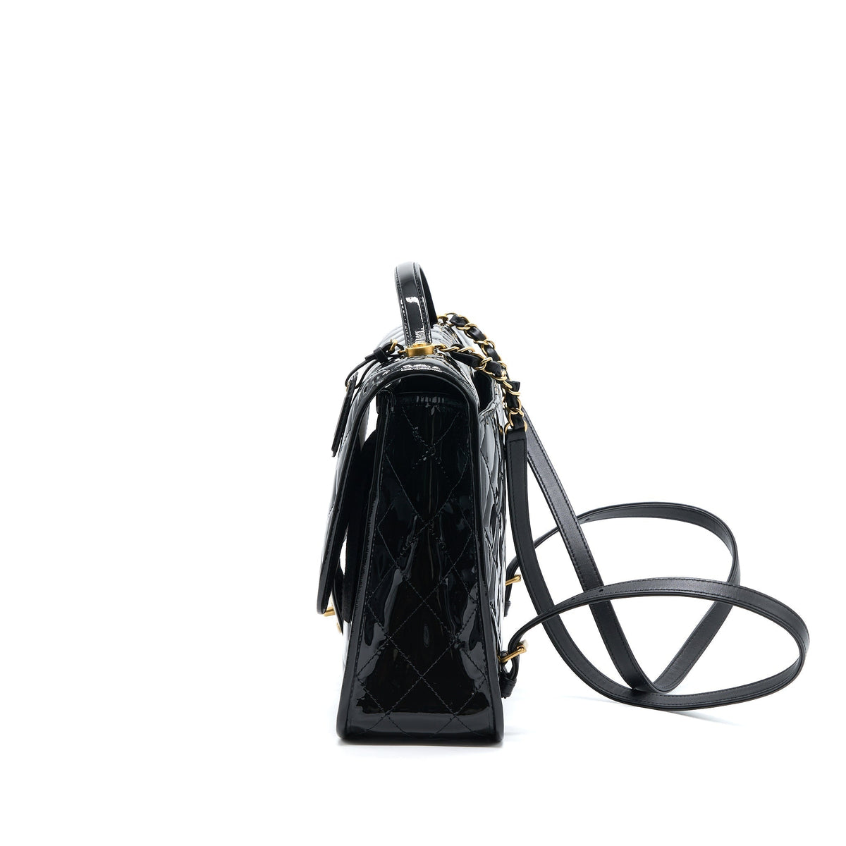 chanel-22k-large-backpack-patent-black-brushed-gold-hardware-microchip