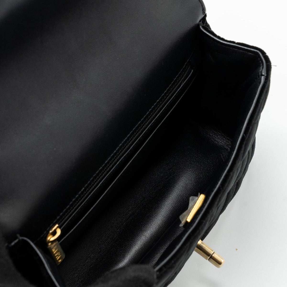 chanel-square-flap-bag-with-letter-chain-velvet-black-ghw-micrpchip