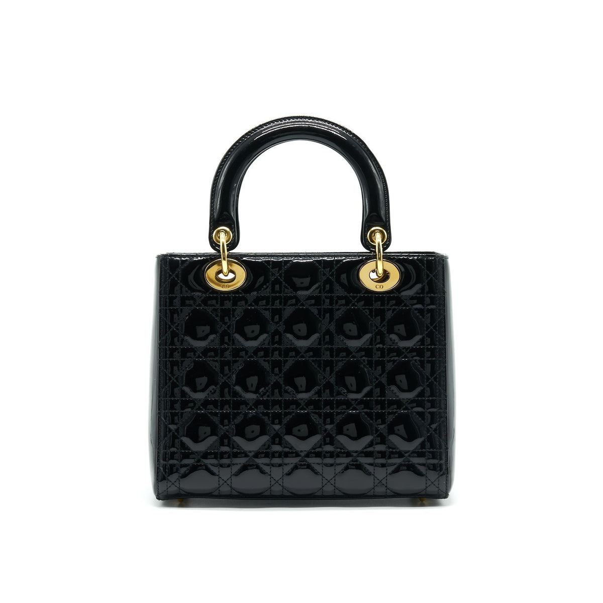 christian-dior-black-patent-leather-medium-lady-dior