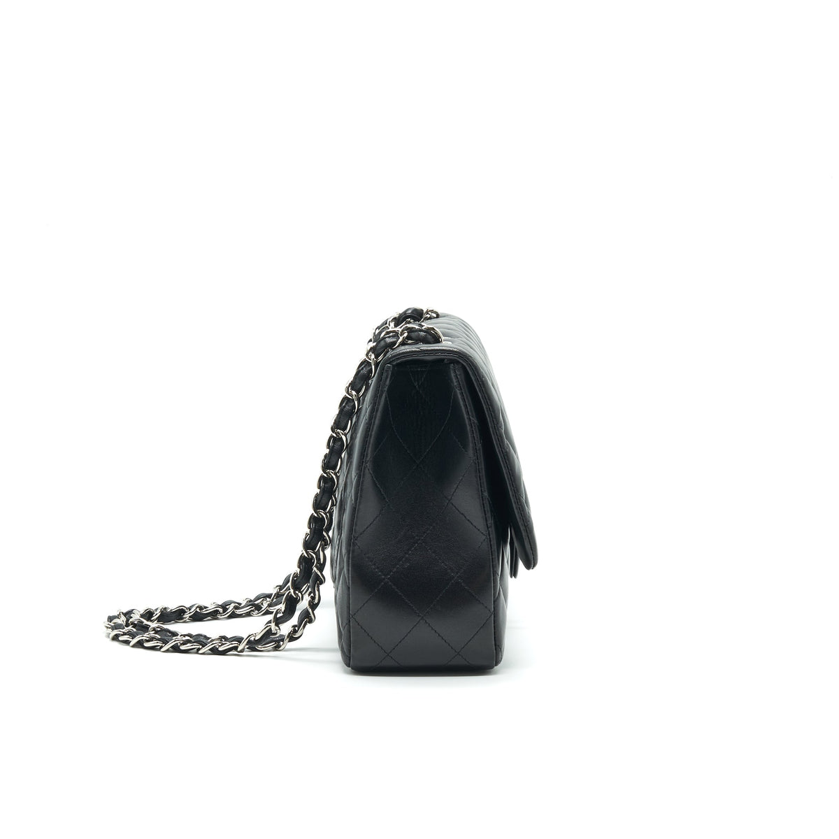 chanel-single-flap-jumbo-bag-lambskin-black-shw