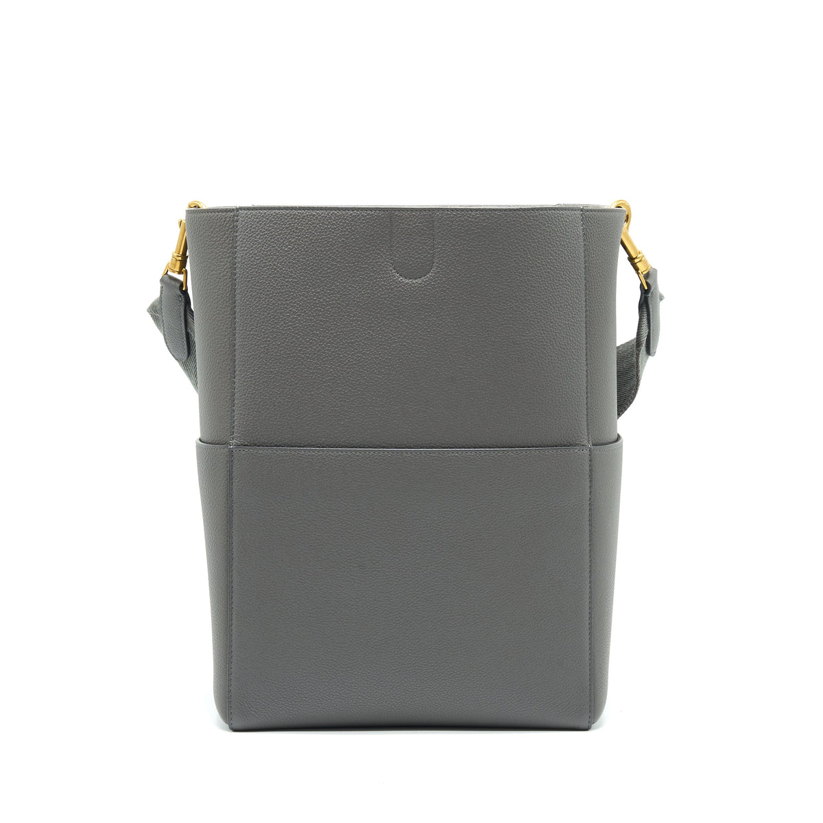 celine-sangle-bucket-bag-dark-grey-with-black-stitching