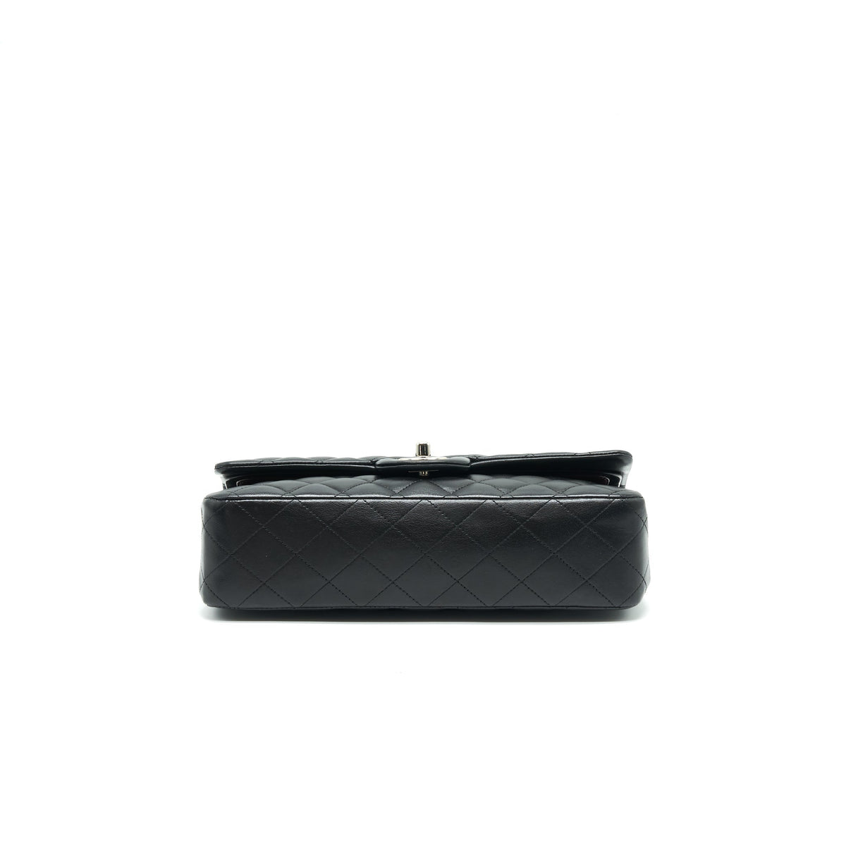 chanel-classic-double-flap-lambskin-black-shw-serial-13