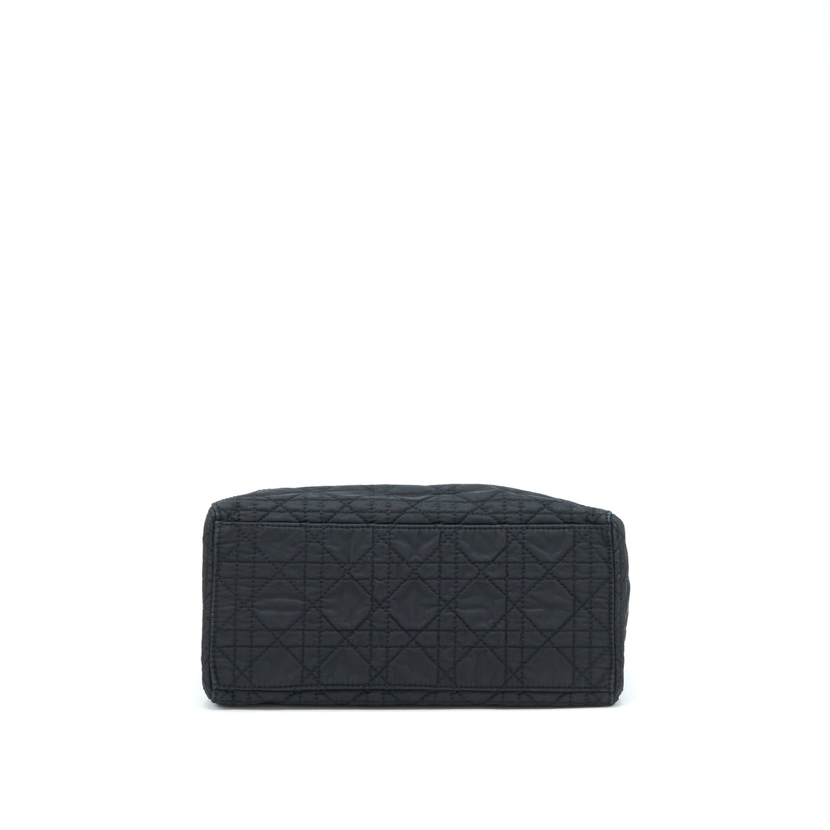 dior-vintage-medium-lady-dior-nylon-fabric-black-shw