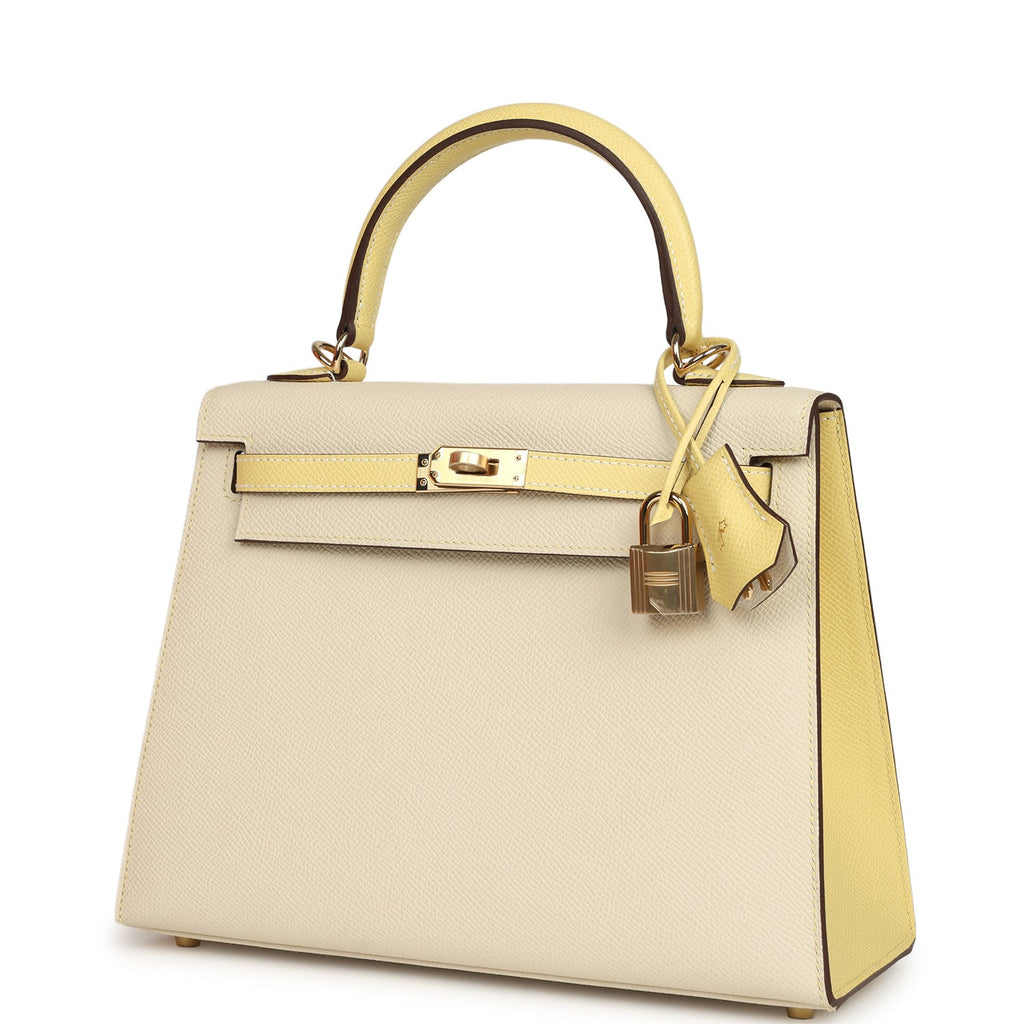 hermes-kelly-sellier-25-craie-and-jaune-poussin-epsom-gold-hardware-bag