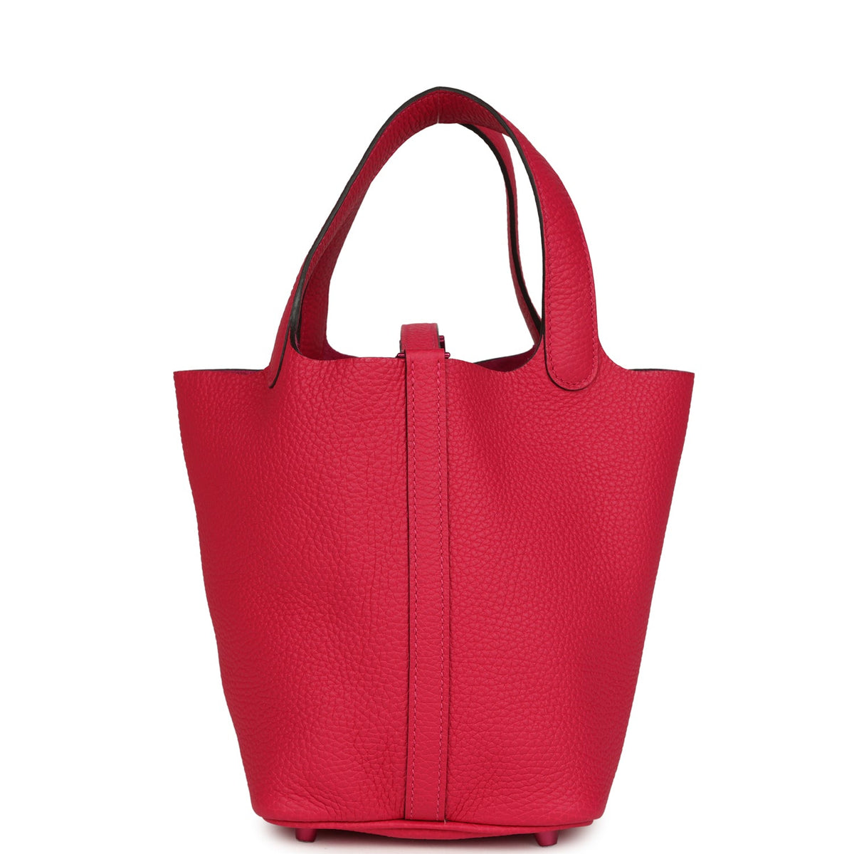 Hermes Picotin 18 Monochrome Rose Mexico Clemence Pink Palladium Hardware Bag