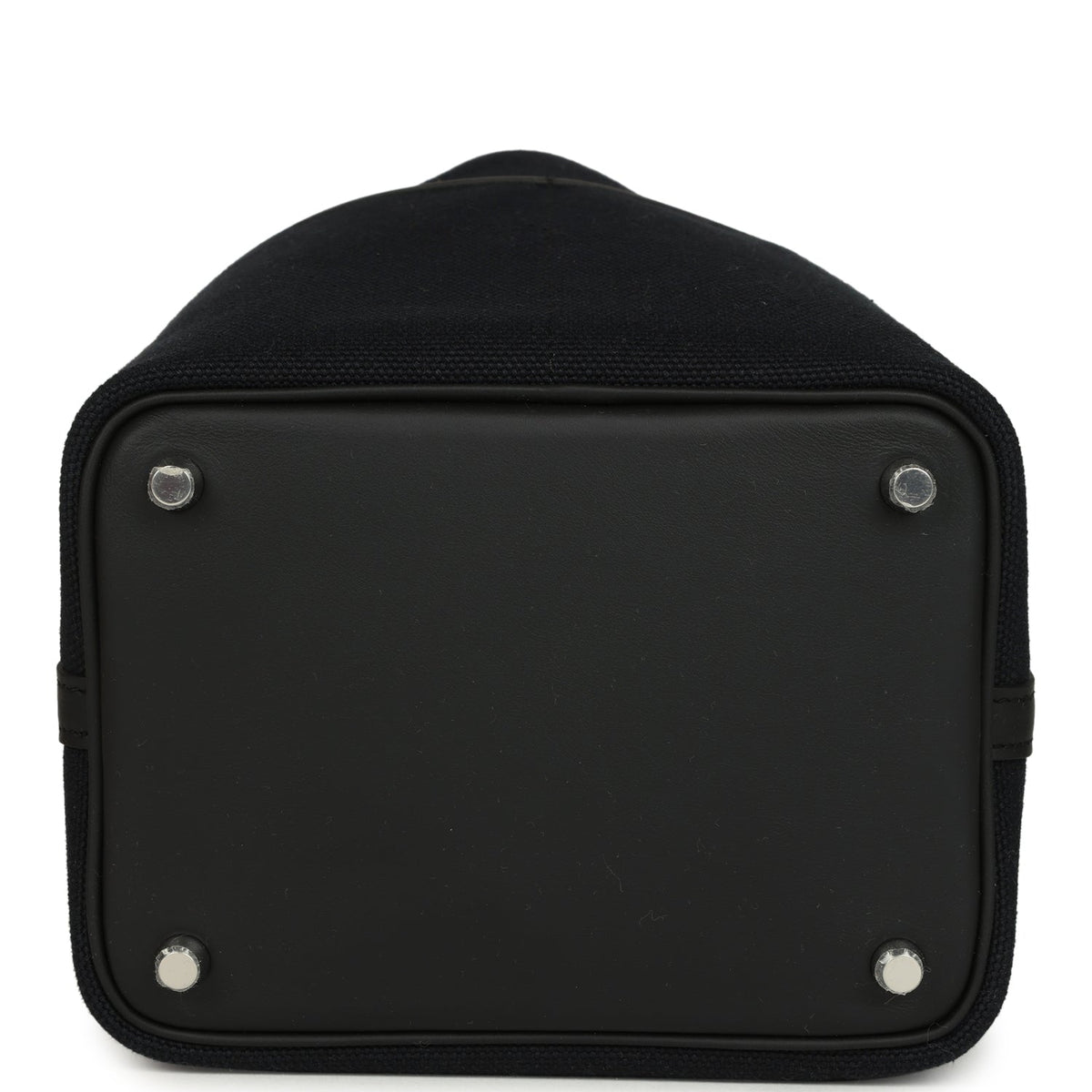 Hermes Picotin Cargo 18 Black Toile Goeland and Swift Palladium Hardware Bag