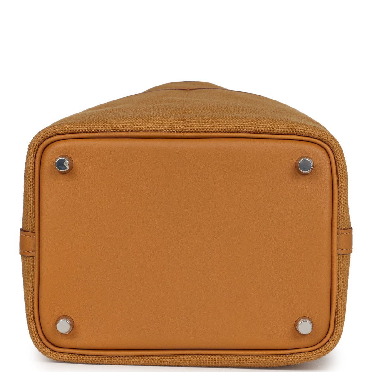 Hermes Picotin Cargo 18 Sesame Swift and Toile Canvas Palladium Hardware Bag
