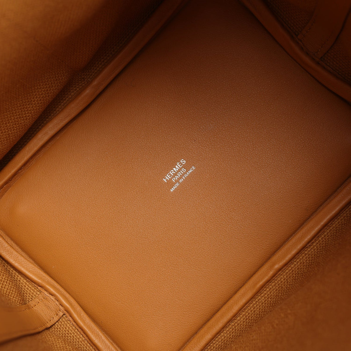 Hermes Picotin Cargo 18 Sesame Swift and Toile Canvas Palladium Hardware Bag