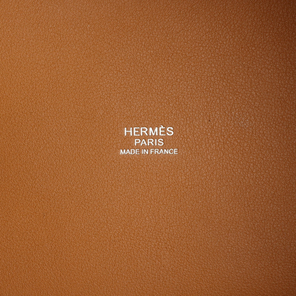 Hermes Picotin Cargo 18 Sesame Swift and Toile Canvas Palladium Hardware Bag