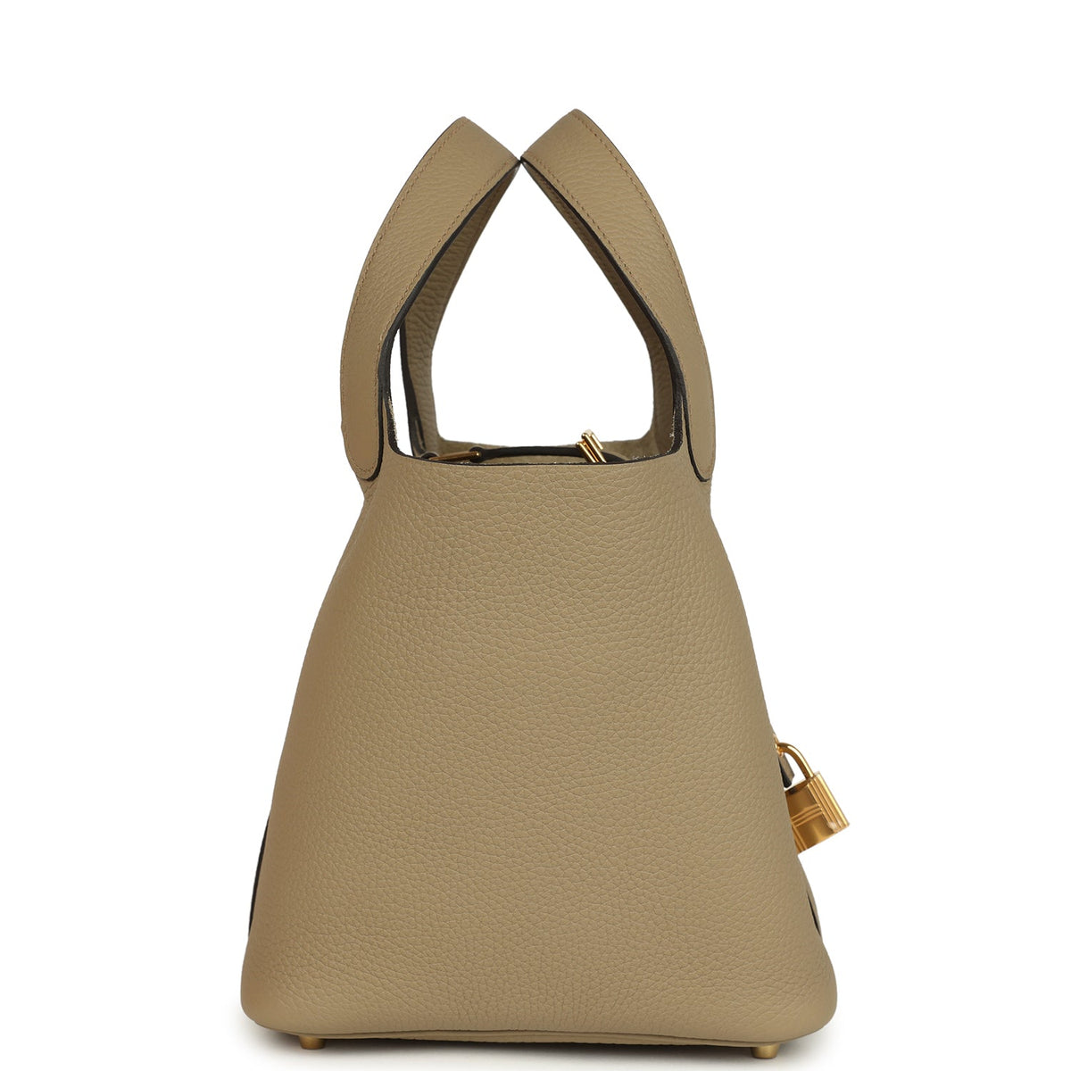 Hermes Picotin Lock 18 Beige Marfa Gold Hardware Bag