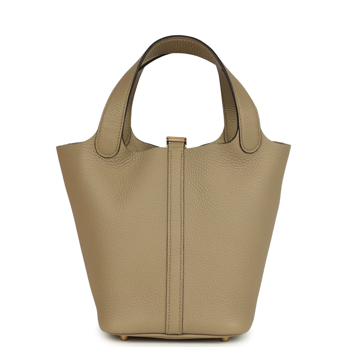 Hermes Picotin Lock 18 Beige Marfa Gold Hardware Bag