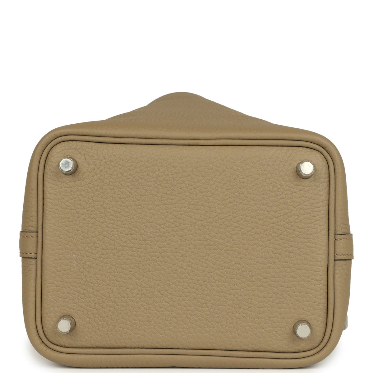 Hermes Picotin Lock 18 Beige Marfa Palladium Hardware Bag
