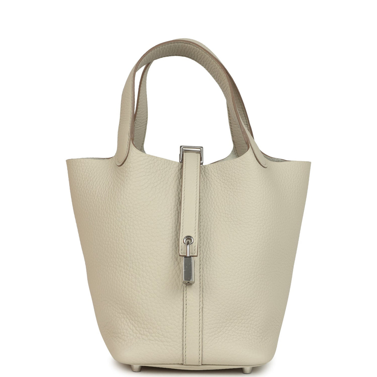 Hermes Picotin Lock 18 Beton Clemence Palladium Hardware Bag