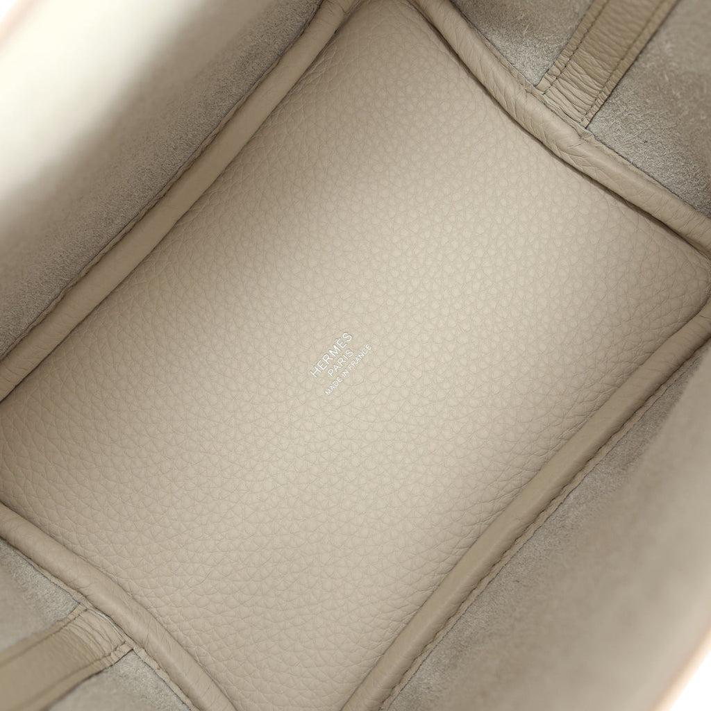 Hermes Picotin Lock 18 Beton Clemence Palladium Hardware Bag