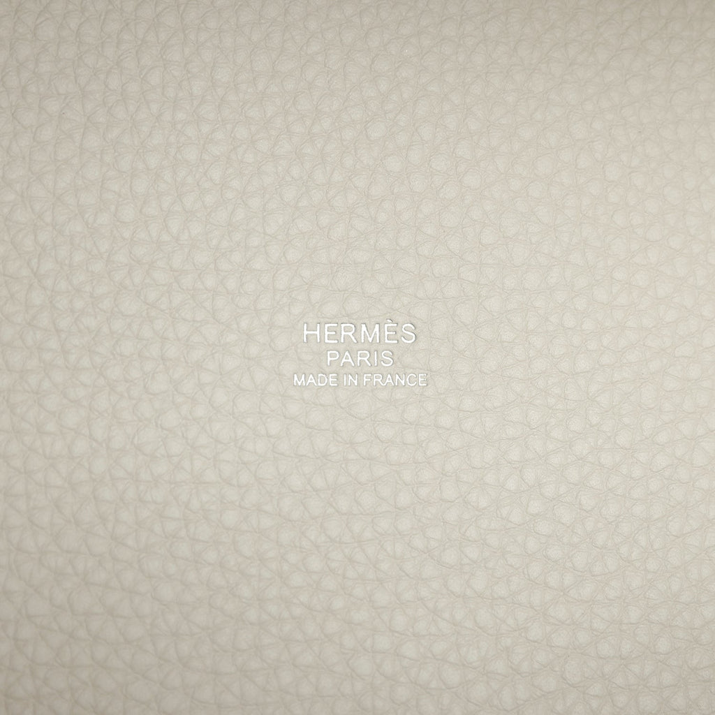 Hermes Picotin Lock 18 Beton Clemence Palladium Hardware Bag
