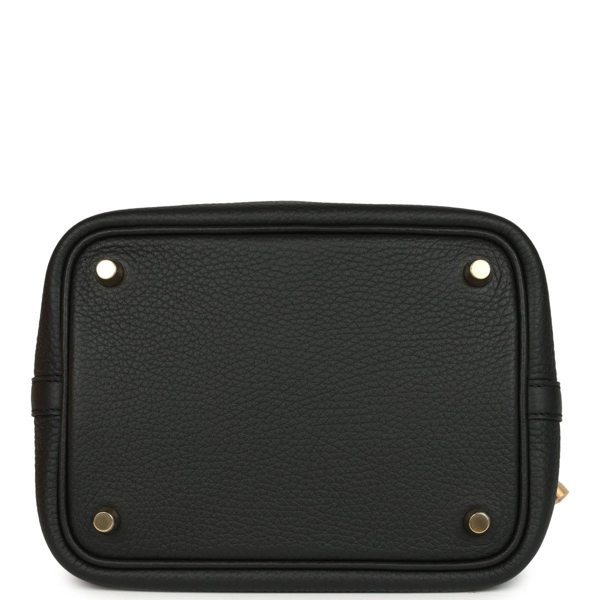 Hermes Picotin Lock 18 Black Clemence Gold Hardware Bag