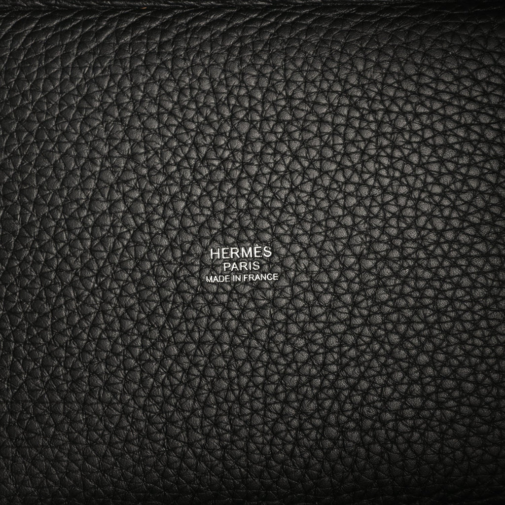 Hermes Picotin Lock 18 Black Clemence Palladium Hardware Bag