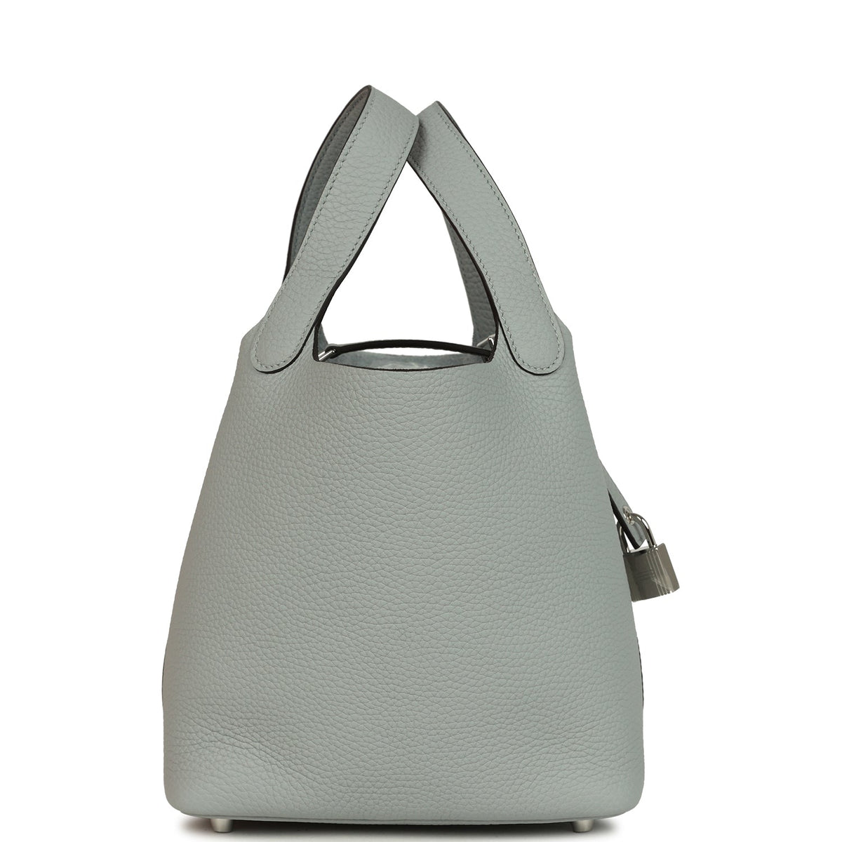 Hermes Picotin Lock 18 Bleu Glacier Palladium Hardware Bag
