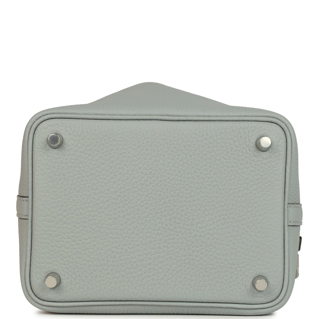 Hermes Picotin Lock 18 Bleu Glacier Palladium Hardware Bag