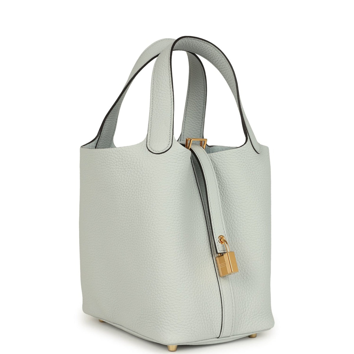 Hermes Picotin Lock 18 Bleu Pale Gold Hardware Bag