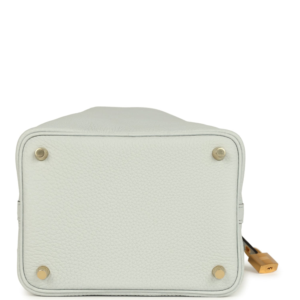 Hermes Picotin Lock 18 Bleu Pale Gold Hardware Bag