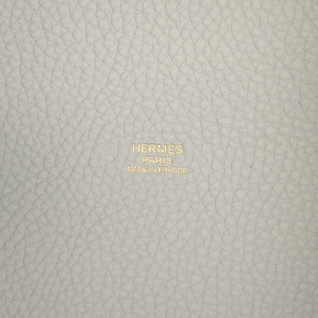 Hermes Picotin Lock 18 Bleu Pale Gold Hardware Bag