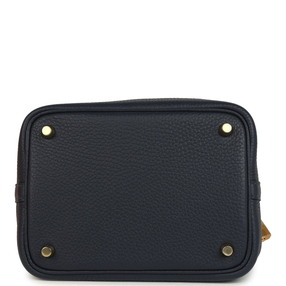 Hermes Picotin Lock 18 Bleu Tie Permabrass Hardware Bag