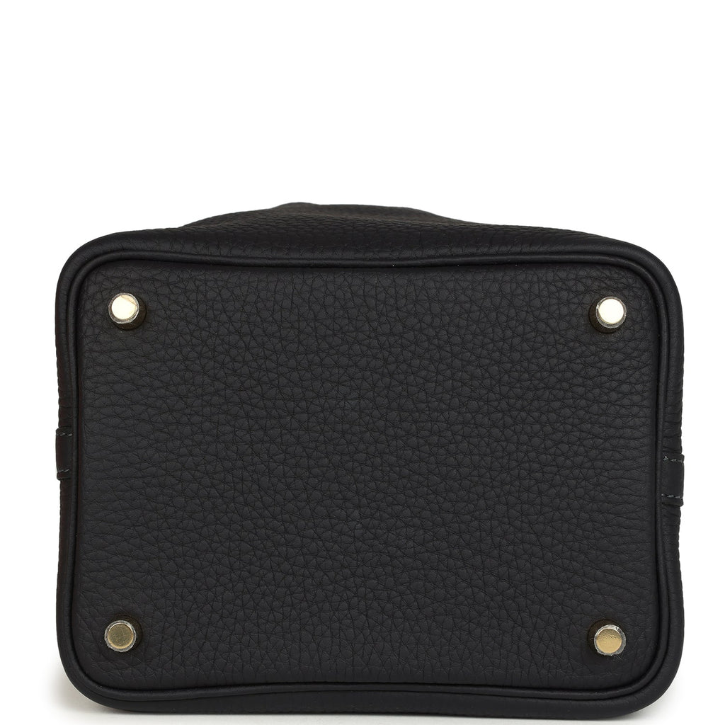 Hermes Picotin Lock 18 Caban Clemence Gold Hardware Bag