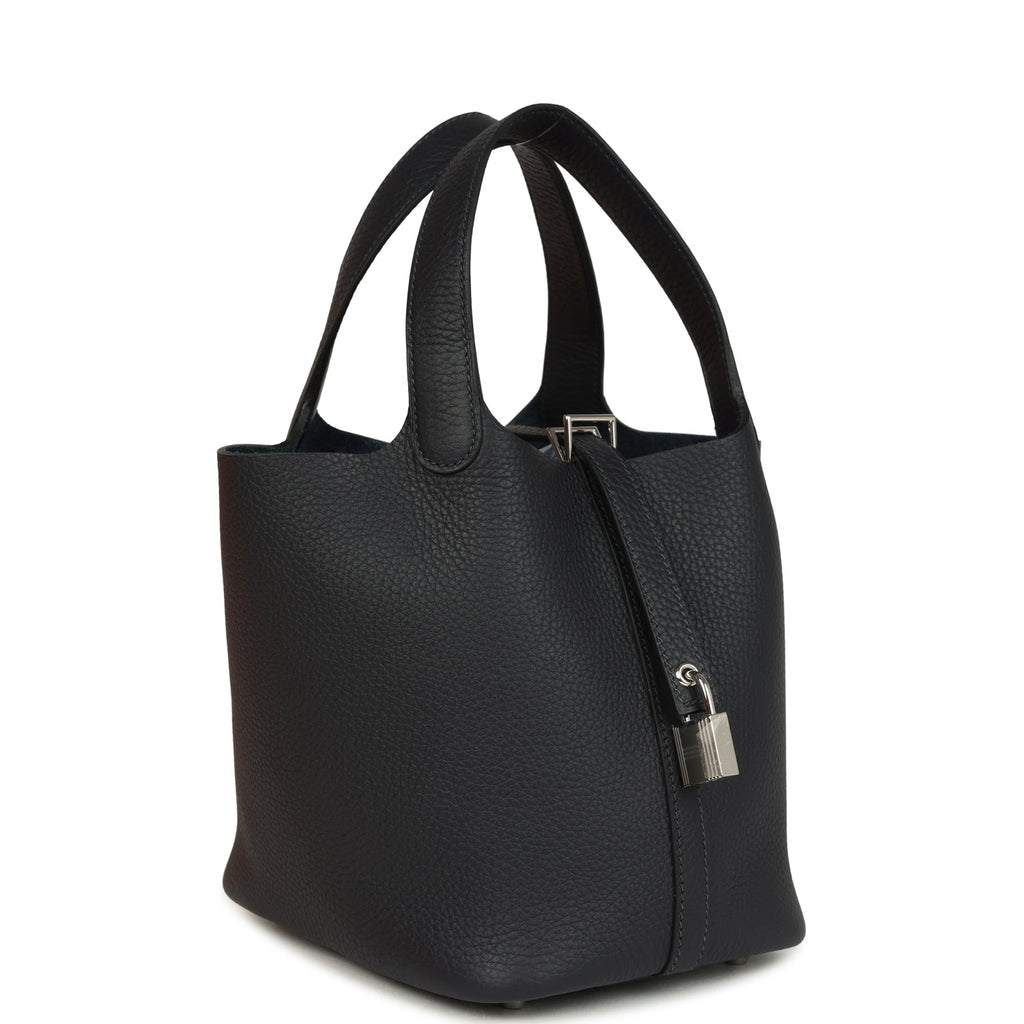 Hermes Picotin Lock 18 Caban Palladium Hardware Bag