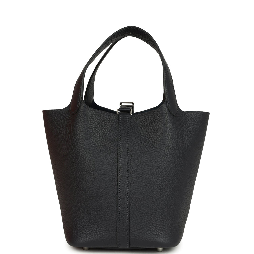 Hermes Picotin Lock 18 Caban Palladium Hardware Bag