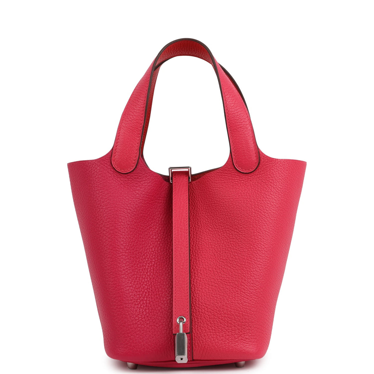 Hermes Picotin Lock 18 Casaque Rose Extreme and Rose Mexico Palladium Hardware Bag
