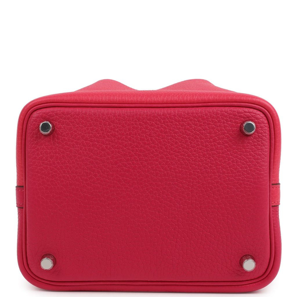 Hermes Picotin Lock 18 Casaque Rose Extreme and Rose Mexico Palladium Hardware Bag