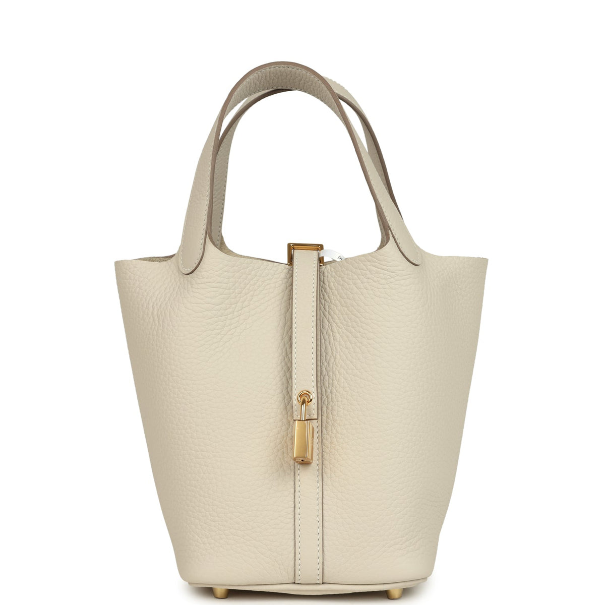 Hermes Picotin Lock 18 Craie Clemence Gold Hardware Bag