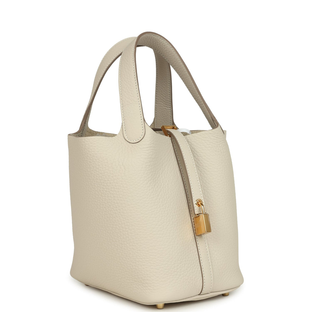 Hermes Picotin Lock 18 Craie Clemence Gold Hardware Bag