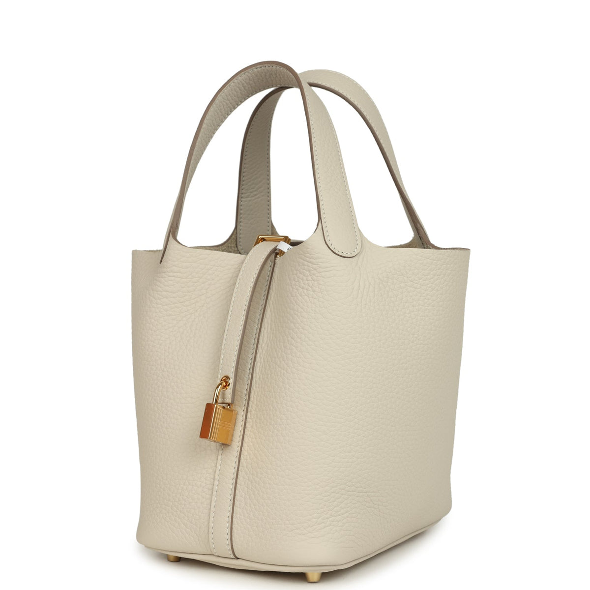 Hermes Picotin Lock 18 Craie Clemence Gold Hardware Bag