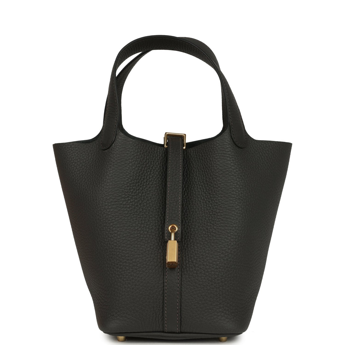 Hermes Picotin Lock 18 Dark Bronze Gold Hardware Bag