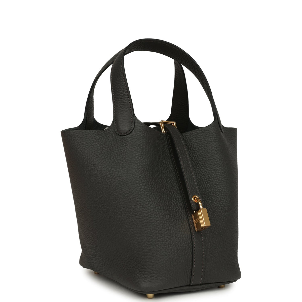 Hermes Picotin Lock 18 Dark Bronze Gold Hardware Bag