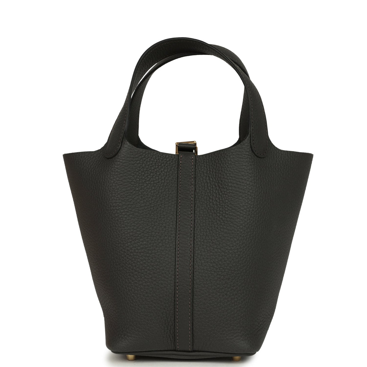 Hermes Picotin Lock 18 Dark Bronze Gold Hardware Bag