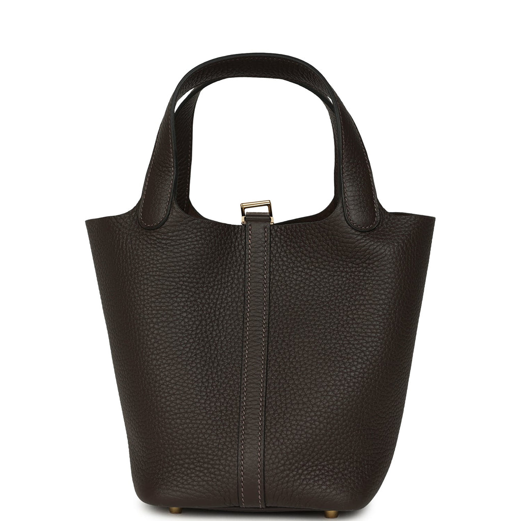 Hermes Picotin Lock 18 Ebene Gold Hardware Bag