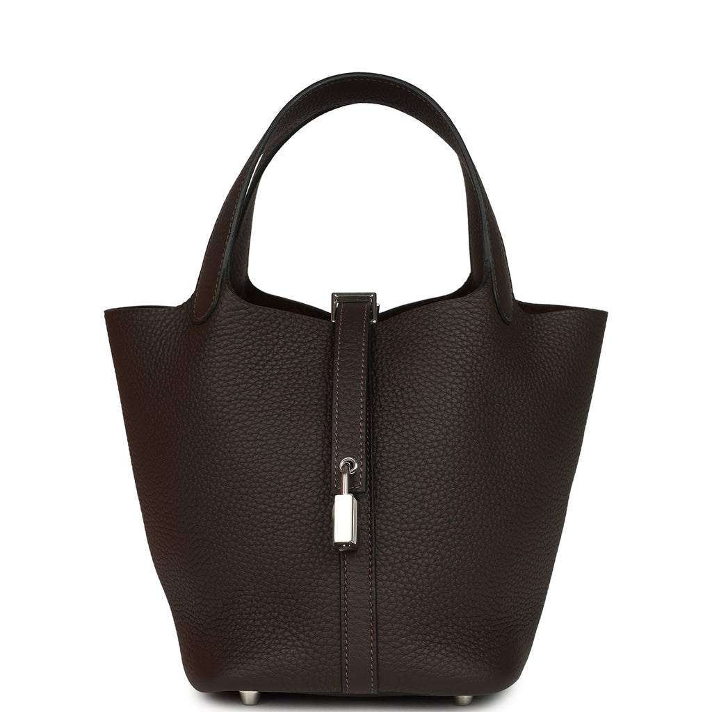 Hermes Picotin Lock 18 Ebene Palladium Hardware Bag
