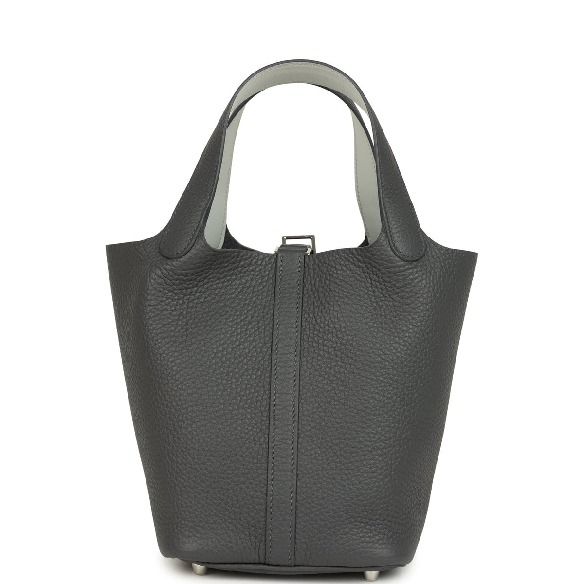Hermes Picotin Lock 18 Eclat Ardoise Clemence and Gris Pantin Swift Palladium Hardware Bag