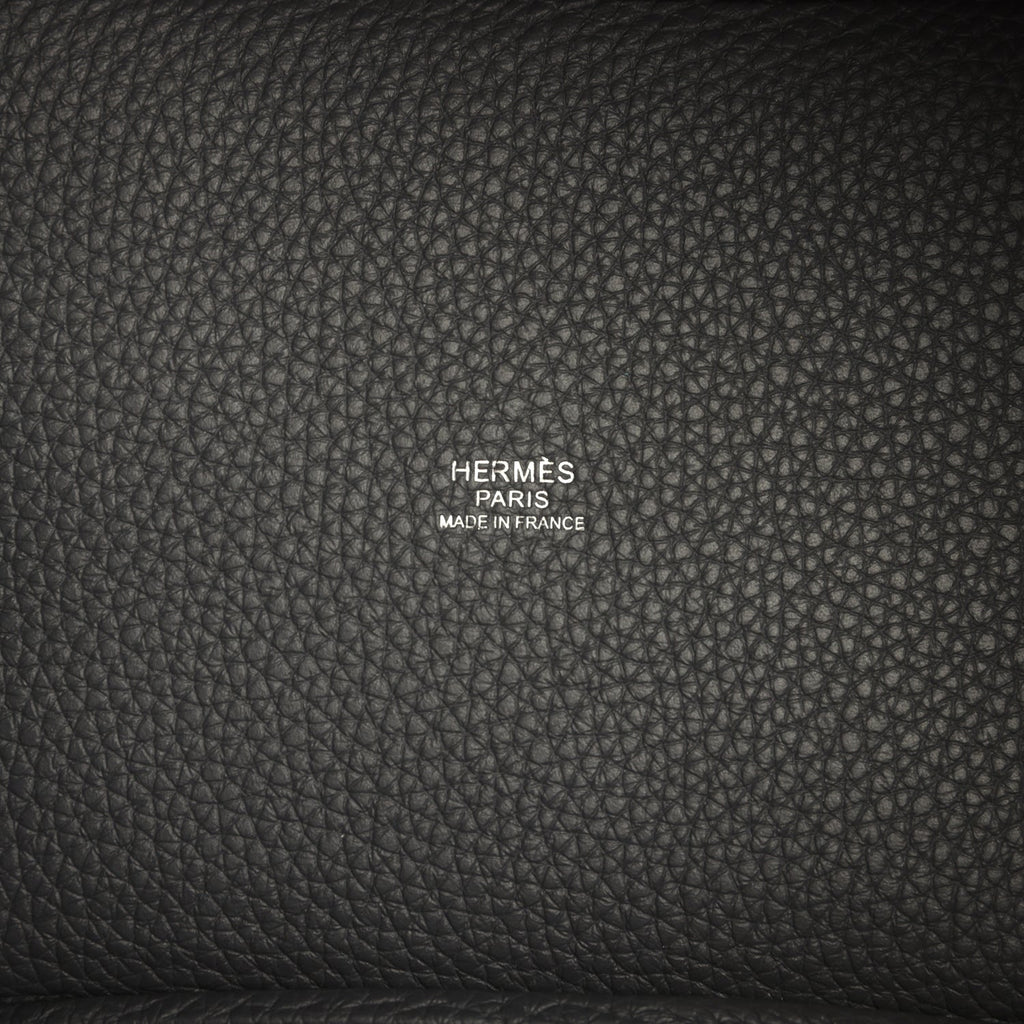 Hermes Picotin Lock 18 Eclat Ardoise Clemence and Gris Pantin Swift Palladium Hardware Bag