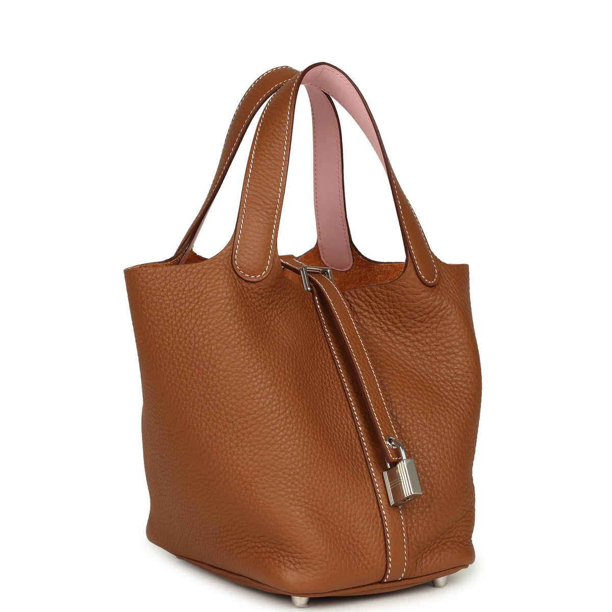 Hermes Picotin Lock 18 Eclat Gold and Rose Sakura Palladium Hardware Bag