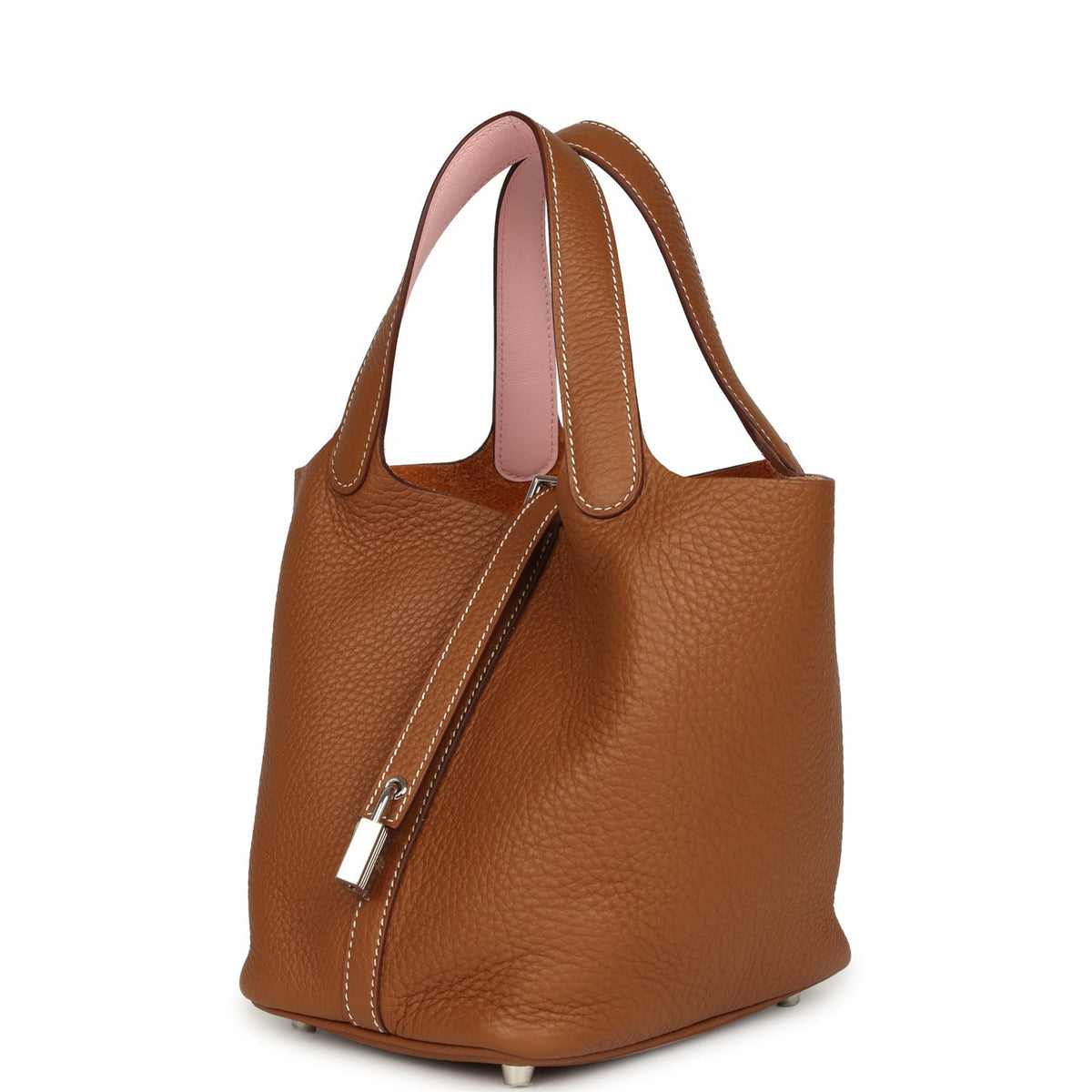 Hermes Picotin Lock 18 Eclat Gold and Rose Sakura Palladium Hardware Bag