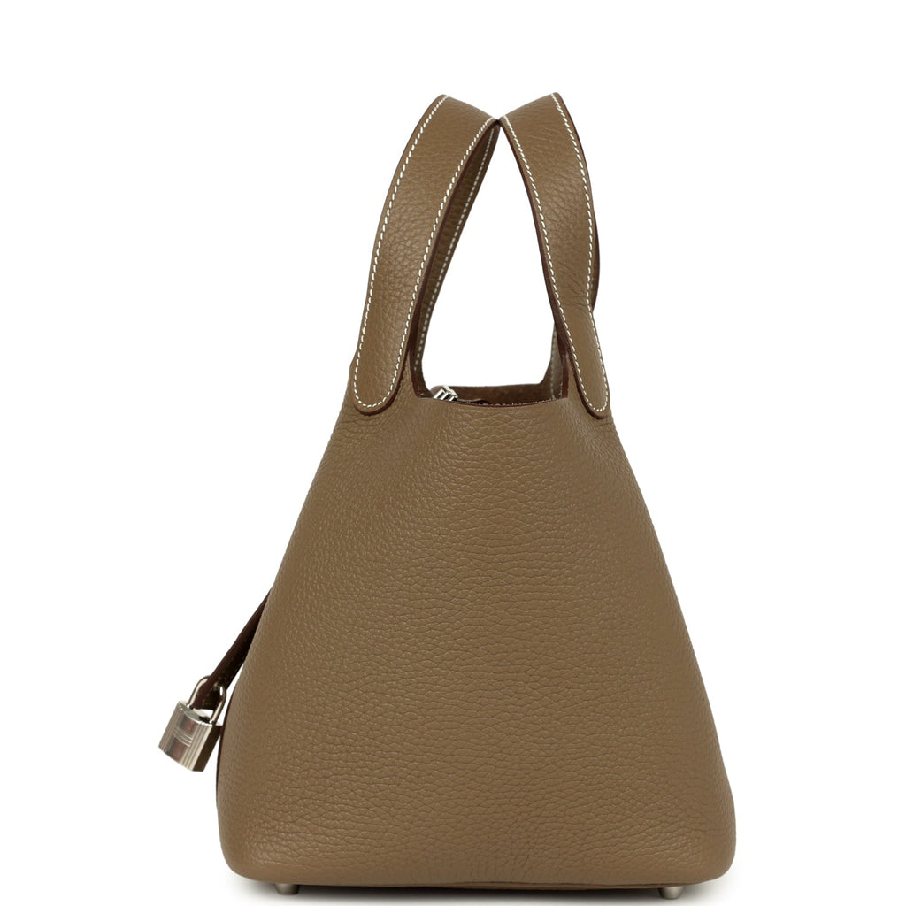 Hermes Picotin Lock 18 Etoupe Palladium Hardware Bag