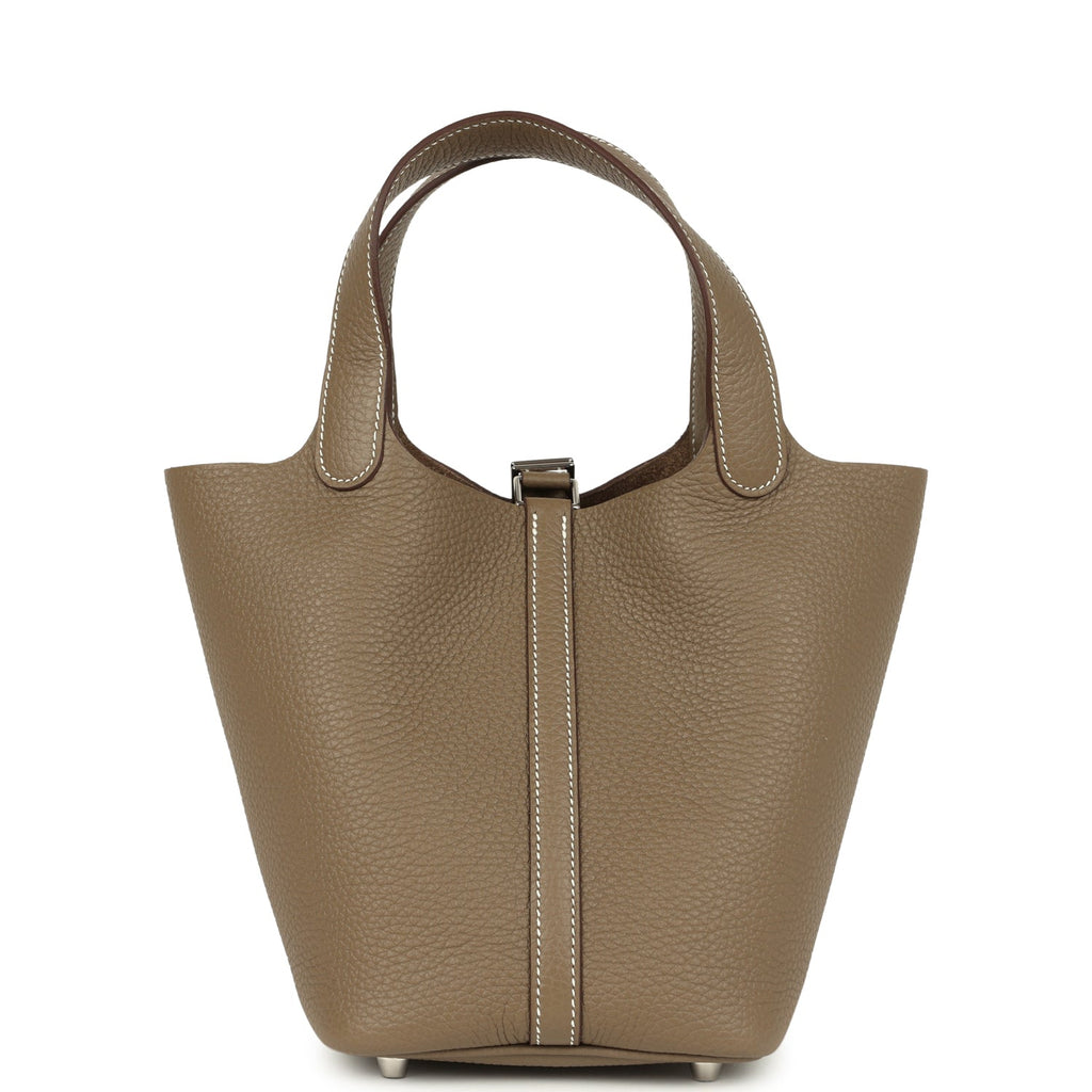 Hermes Picotin Lock 18 Etoupe Palladium Hardware Bag