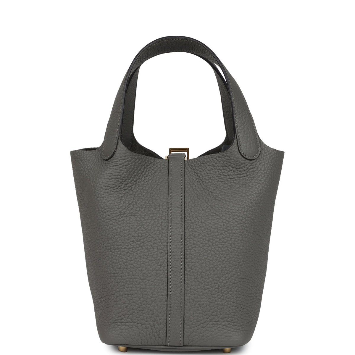 Hermes Picotin Lock 18 Gris Meyer Gold Hardware Bag