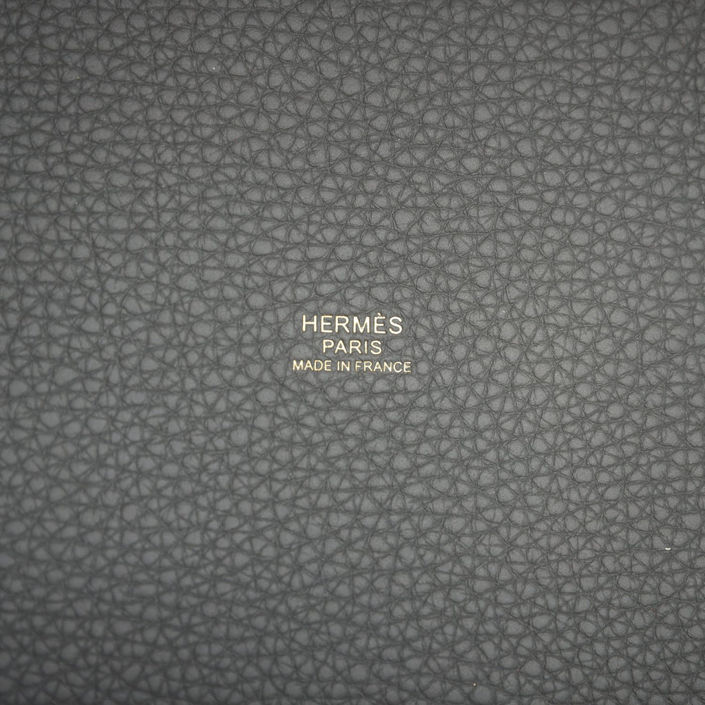 Hermes Picotin Lock 18 Gris Meyer Gold Hardware Bag